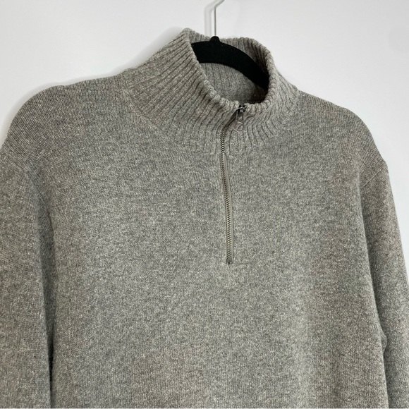 J.Crew Rugged Merino Wool Half-Zip Sweater - Picture 2 of 6